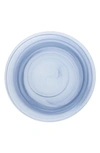 Fortessa La Jolla Set Of 4 Glass Salad/dessert Plates In Blue