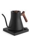 Fellow Stagg Ekg Pro Electric Kettle In Matte Black/ Walnut
