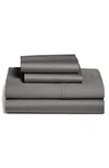 Nordstrom At Home 400 Thread Count Sheet Set In Grey Nickel