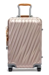 Tumi 19 Degree Aluminum Extended Trip Packing Case In Texture Blush