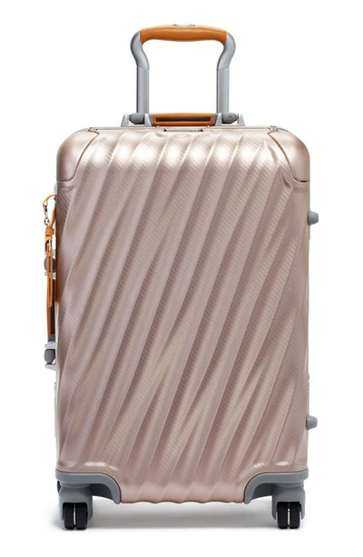 Tumi 19 Degree Aluminum Extended Trip Packing Case In Texture Blush