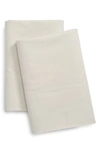 Nordstrom At Home Percale Pillowcases In Grey Vapor