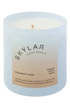 SKYLAR COCONUT COVE SCENTED CANDLE, 8 OZ