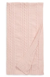 Nordstrom Baby Cable Knit Blanket In Pink Lotus