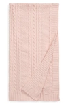 Nordstrom Kids' Baby Cable Knit Blanket In Pink Lotus