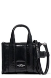 Marc Jacobs The Micro Traveler Tote In Black/nickel