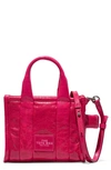 Marc Jacobs The Micro Patent Leather Tote Bag In Magenta