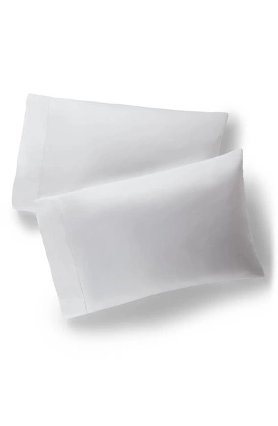 Polo Ralph Lauren Set Of 2 Organic Cotton Sateen Pillowcases In Studio White