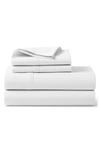Ralph Lauren Organic Cotton Percale Fitted Sheet In Pebble