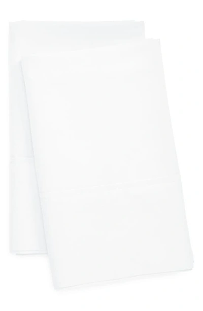 Ralph Lauren Set Of 2 Organic Cotton Percale Pillowcases In Tuxedo White