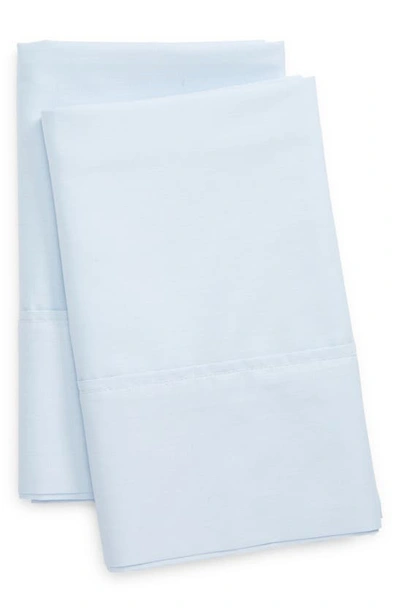 Ralph Lauren Set Of 2 Organic Cotton Percale Pillowcases In True Pale Sky Blue