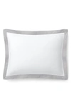 Polo Ralph Lauren Organic Sateen Border Bedding 624 Thread Count Throw Pillow In True Platinum