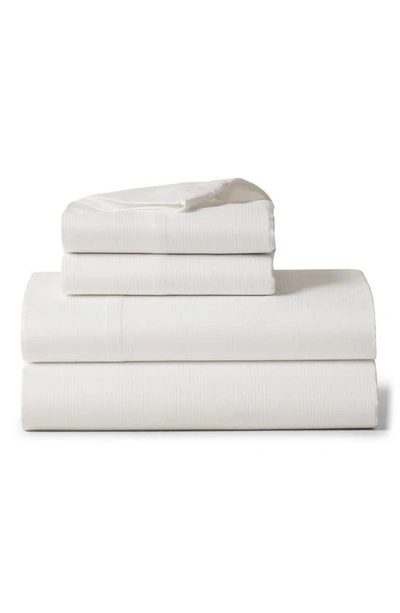 RALPH LAUREN LOVAN ORGANIC COTTON JACQUARD FLAT SHEET