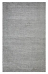 Solo Rugs Cordi Contemporary Loom Knotted Area Rug In Gray