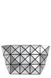 Bao Bao Issey Miyake Prism Zipped Clutch In Silver