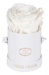Venus Et Fleur Classic Le Mini™ Round Eternity Rose In Pure White