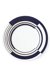 Ralph Lauren Peyton Porcelain Salad Plate With 24k Gold Trim In Navy