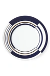 Polo Ralph Lauren Peyton Porcelain Salad Plate With 24k Gold Trim In Navy