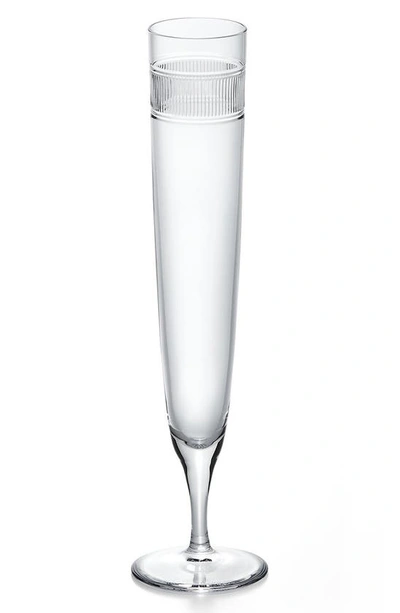 Ralph Lauren Langley Crystal Champagne Flute In Clear