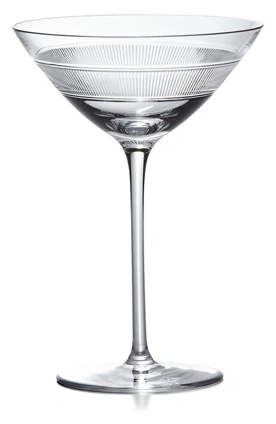 Ralph Lauren Langley Crystal Martini Glass In Clear