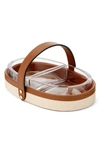 Ralph Lauren Garrett Double Nut Bowl In Saddle Leather