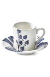 RALPH LAUREN X BURLEIGH GARDEN VINE ESPRESSO CUP & SAUCER