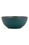 Nambe Taos Deep Stoneware Serving Bowl In Jade