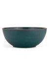 Nambe Taos Deep Stoneware Serving Bowl In Green