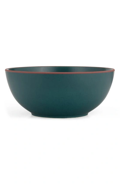 Nambe Taos Deep Stoneware Serving Bowl In Jade