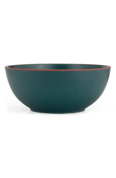 Nambe Taos Deep Stoneware Serving Bowl In Green