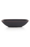 Nambe Taos Soft Square Serving Bowl Onyx In Black