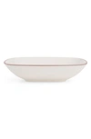 Nambe Taos Square Serving Bowl In White