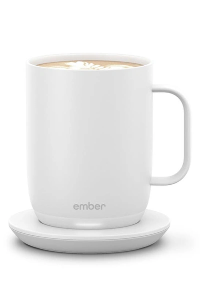 Ember Gen 2 Heating Mug, 14 Oz. In White