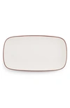 Nambe Taos Soft Rectangular Platter In Agate