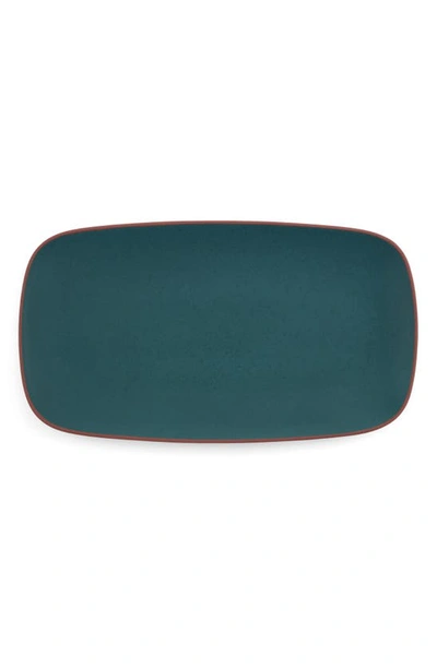 Nambe Taos Soft Rectangular Platter In Green