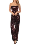 Dress The Population Andy Jumpsuit In Port