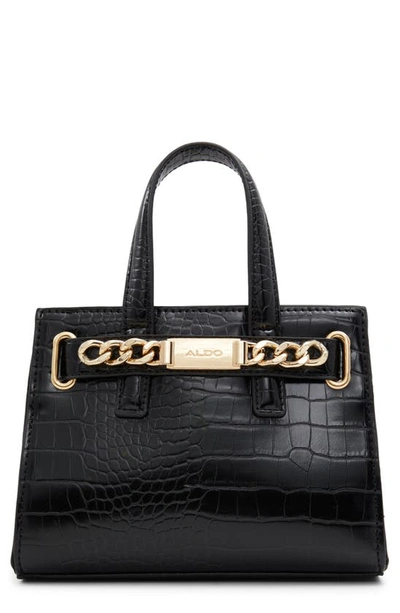 Aldo Posa Faux Leather Crossbody Bag In Black
