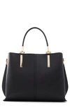 Aldo Adraree Faux Leather Crossbody Tote Bag In Black