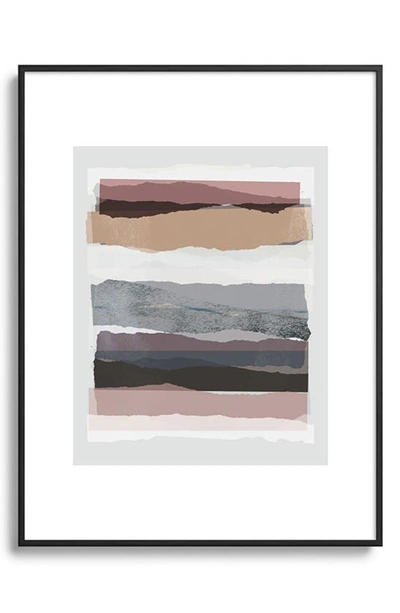 Deny Designs Pieces 16 Framed Art Print In Black Tones