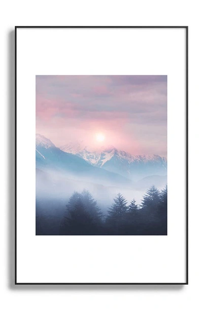 Deny Designs Pastels Vibe Framed Art Print In Black Tones