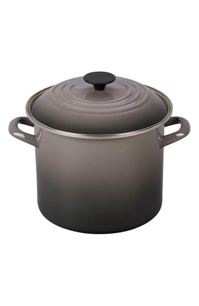 Le Creuset 8-quart Enameled Steel Stockpot In Oyster