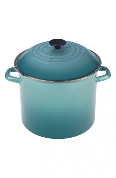 Le Creuset 8-quart Enameled Steel Stockpot In Caribbean