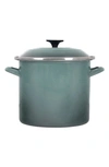 Le Creuset 8-quart Enameled Steel Stockpot In Sea Salt