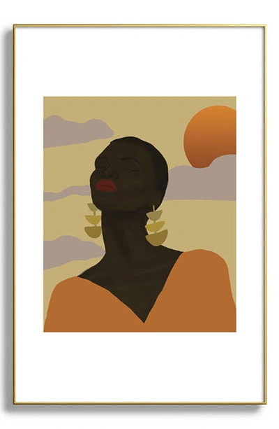 Deny Designs Head In Golden Tones