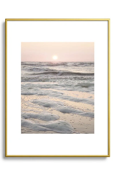 Deny Designs Travel Framed Art Print In Golden Tones