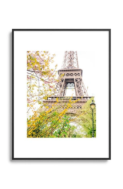 Deny Designs Eiffel Tower Framed Art Print In Black Tones