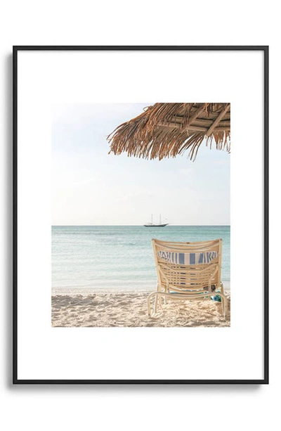 Deny Designs Travel Framed Art Print In Black Tones