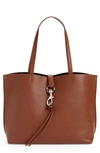 Rebecca Minkoff Megan Leather Tote Bag In Tobacco