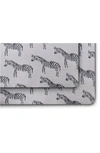 Oilo 2-pack Zebra Jersey Crib Sheet In Gray