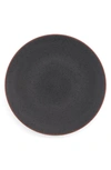 Nambe Taos Round Stoneware Platter In Onyx